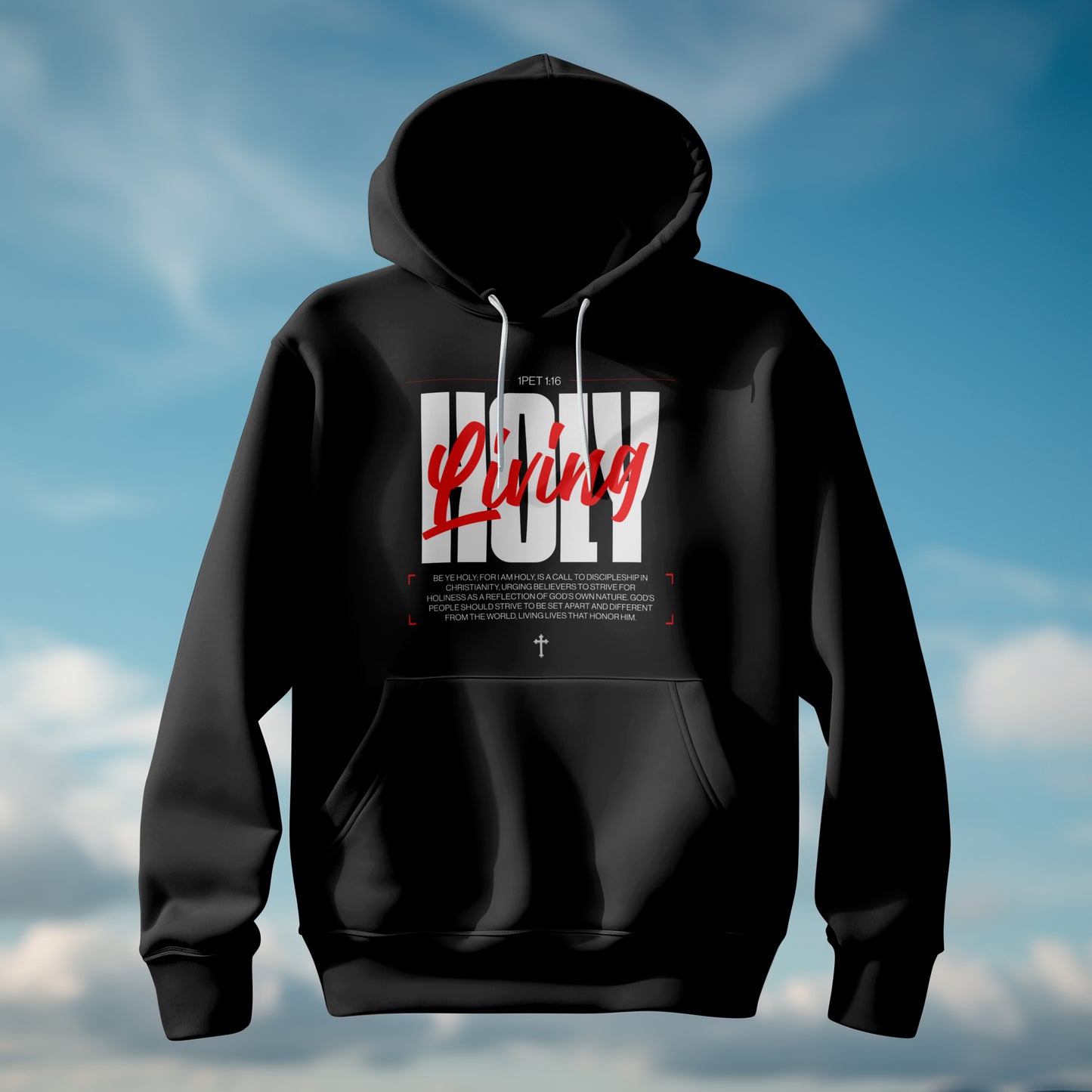 "Be Ye Holy" Mens Hoodie