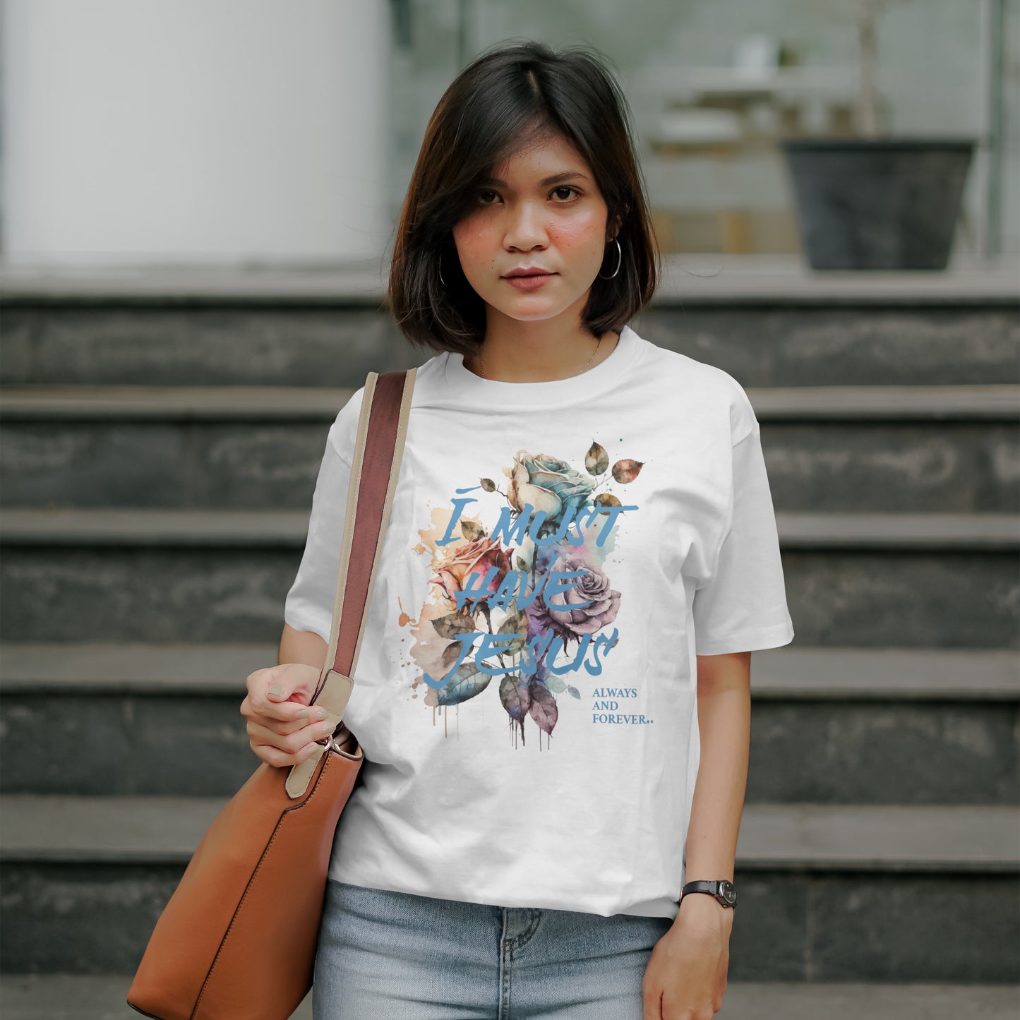 "I Must Have Jesus" Womens Tee