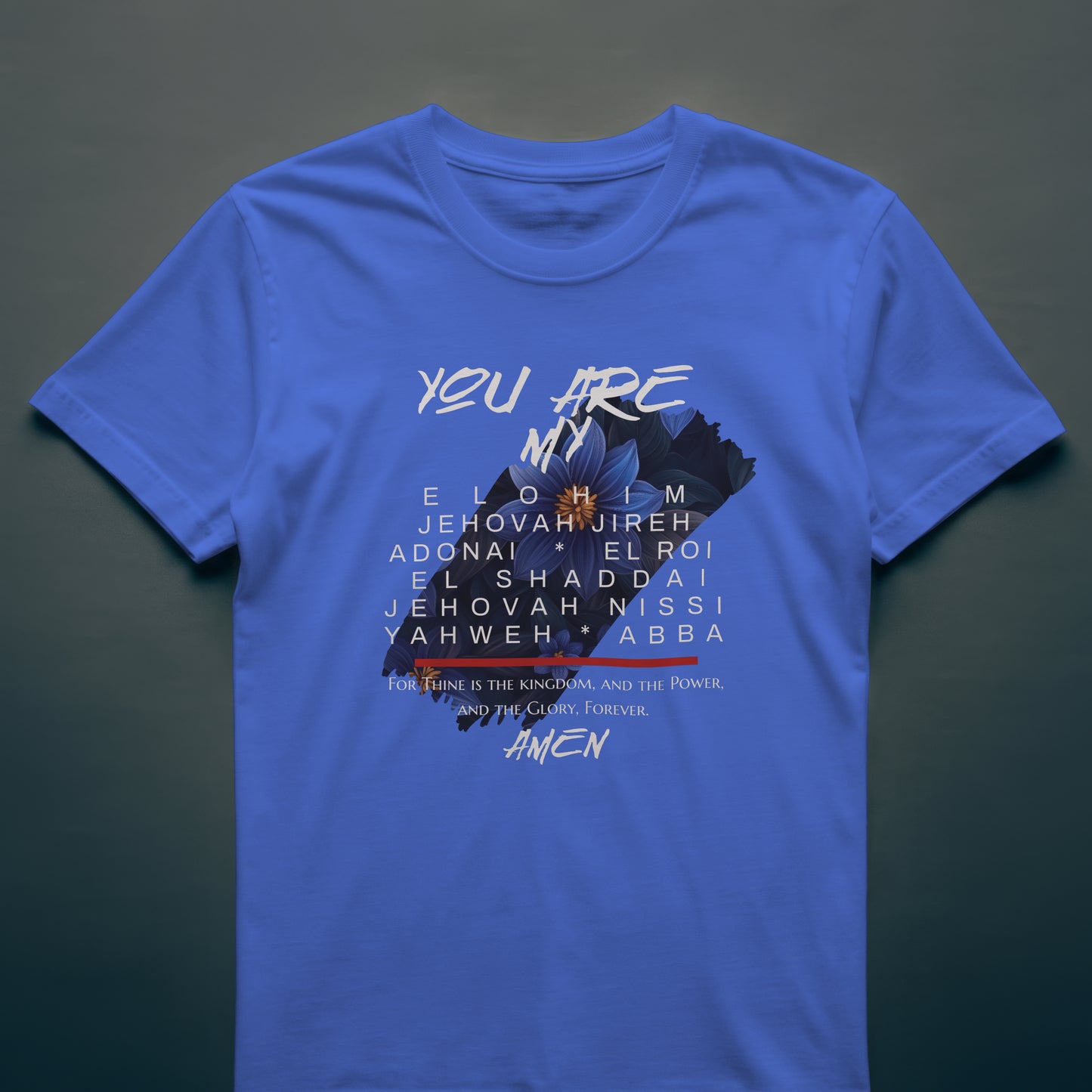 "You Are My" Blue Daisy Tee Unisex