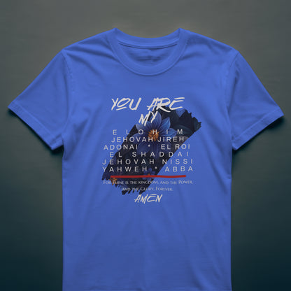 "You Are My" Blue Daisy Tee Unisex